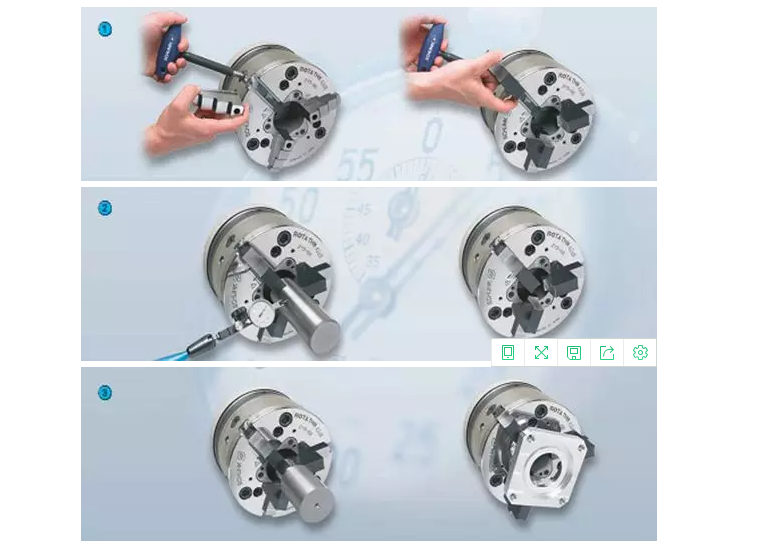 SCHUNK卡盤的基本結(jié)構(gòu)包括強(qiáng)化處理的卡盤基體,充分的油脂潤滑,磨損極為輕微。因此保持高精度下更長的使用壽命。獨(dú)具特色的外輪廓設(shè)計(jì),使盡量少的冷卻液殘留在機(jī)床主軸或主軸軸承處。極端穩(wěn)固的盤體防止了因更高的夾持力及徑向負(fù)荷導(dǎo)致的精度失穩(wěn)狀況。大通孔,利于大尺寸棒料的通過及自動(dòng)上下料 。基爪——通用性好,與F型及Duro型匹配。 卡爪快換系統(tǒng):使用獨(dú)立鎖緊的卡爪,保持高精度的同時(shí),極大縮短輔助時(shí)間(調(diào)整、更換)。